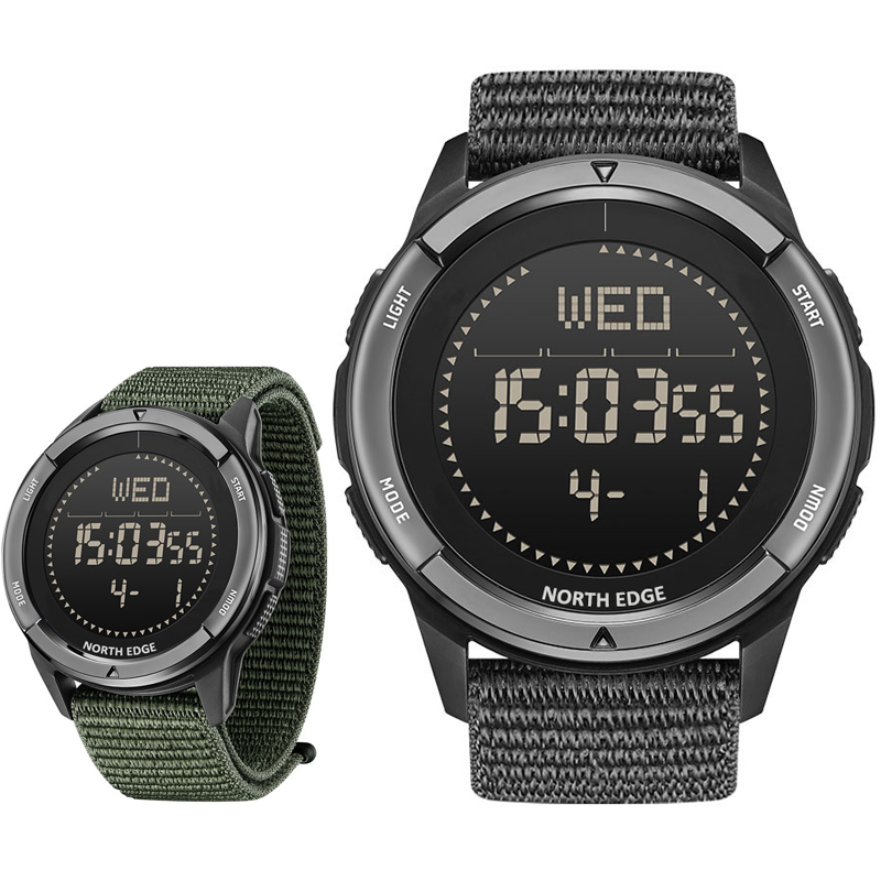 Altimeter Compass Watch - Erkek Dijital Saat Spor Süper Hafif