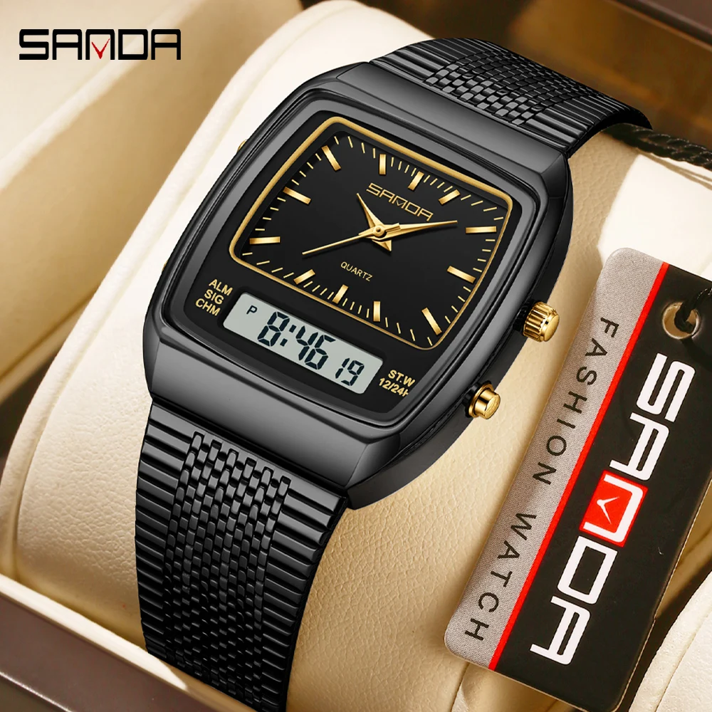 Timex Watches Smartwatch - SANDA Erkek Saatleri Su Geçirmez Analog