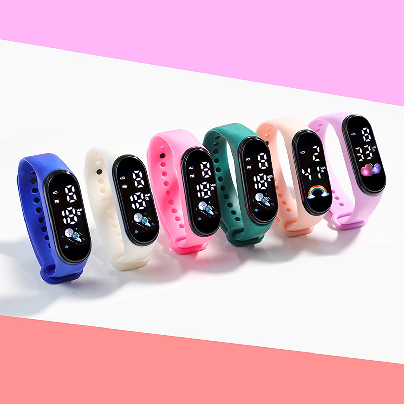 Çocuklar için Kawaii akıllı sa - Smartwatch Digital Watches For Kid Girl incelemesi ve fiyatı