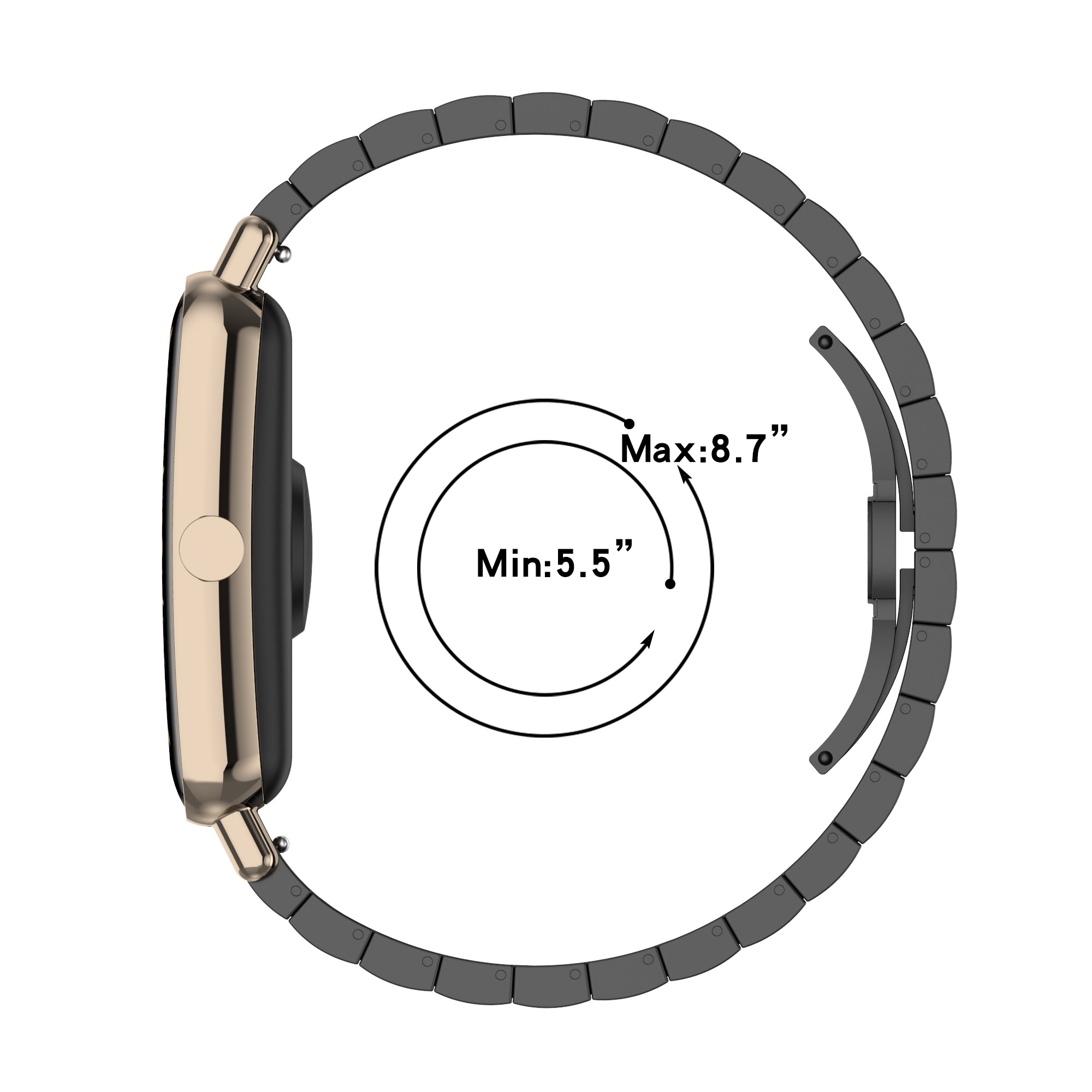16mm Paslanmaz Çelik bileklik  - Timex Watches Smartwatch incelemesi ve fiyatı