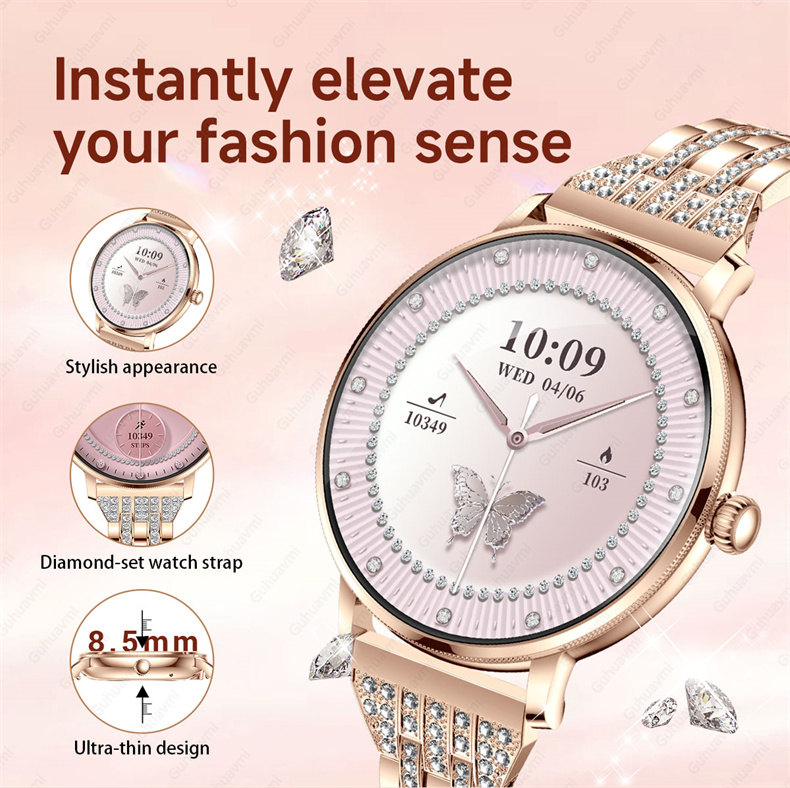 2026 Yeni Moda Kadın Akıllı Sa - Watches Ladies Smartwatch incelemesi ve fiyatı
