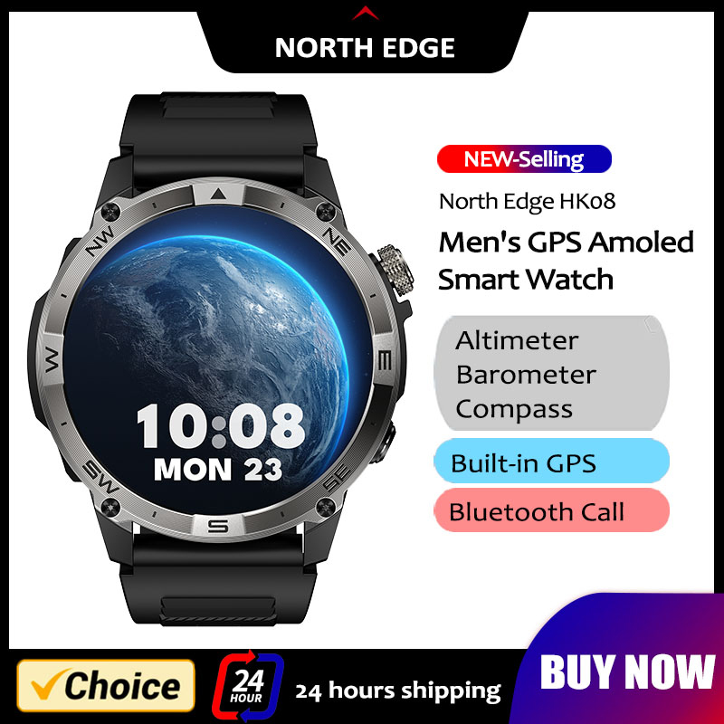 NORTH EDGE GPS Spor Akıllı Saa - Altimeter Compass Watch incelemesi ve fiyatı
