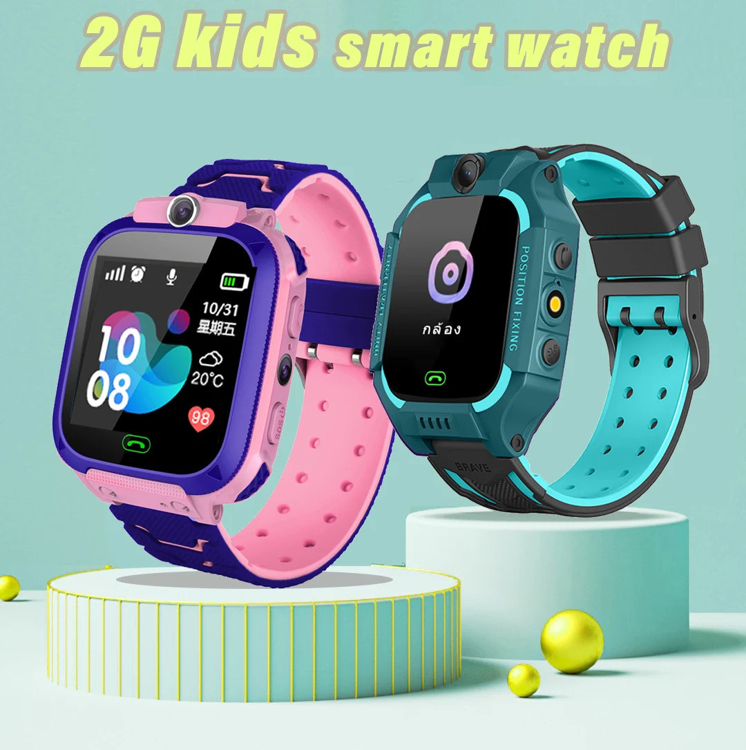 Q12 Çocuklar akıllı saat 2G Ac - Smartwatch Watches For Girls incelemesi ve fiyatı