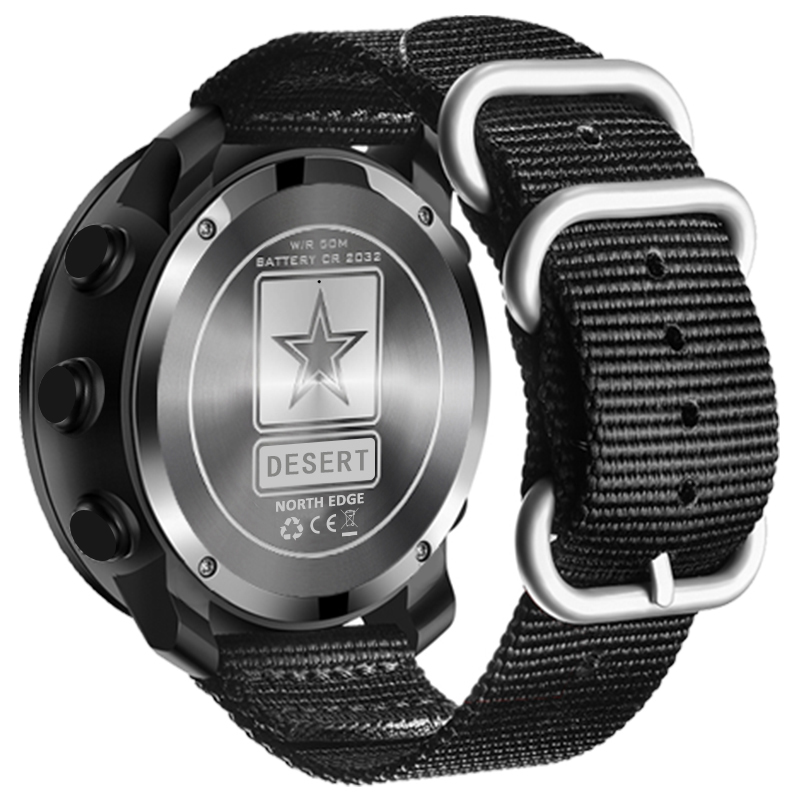 KUZEY KENAR ÇÖL Erkekler dijit - Altimeter Compass Watch incelemesi ve fiyatı