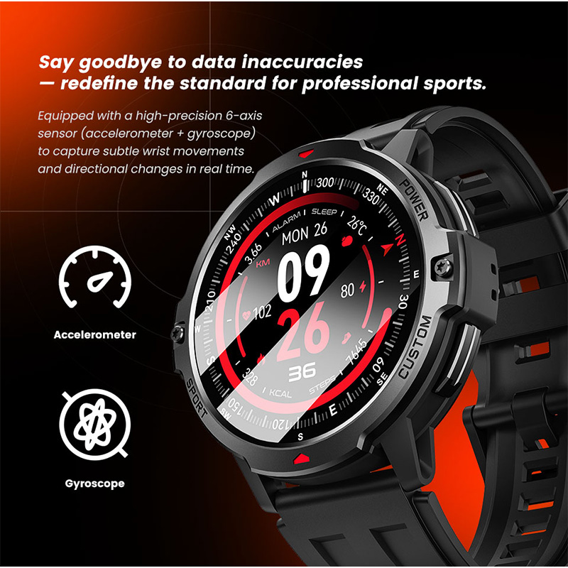 YENI 6 Eksenli Jiroskop Askeri - Timex Watches Smartwatch incelemesi ve fiyatı