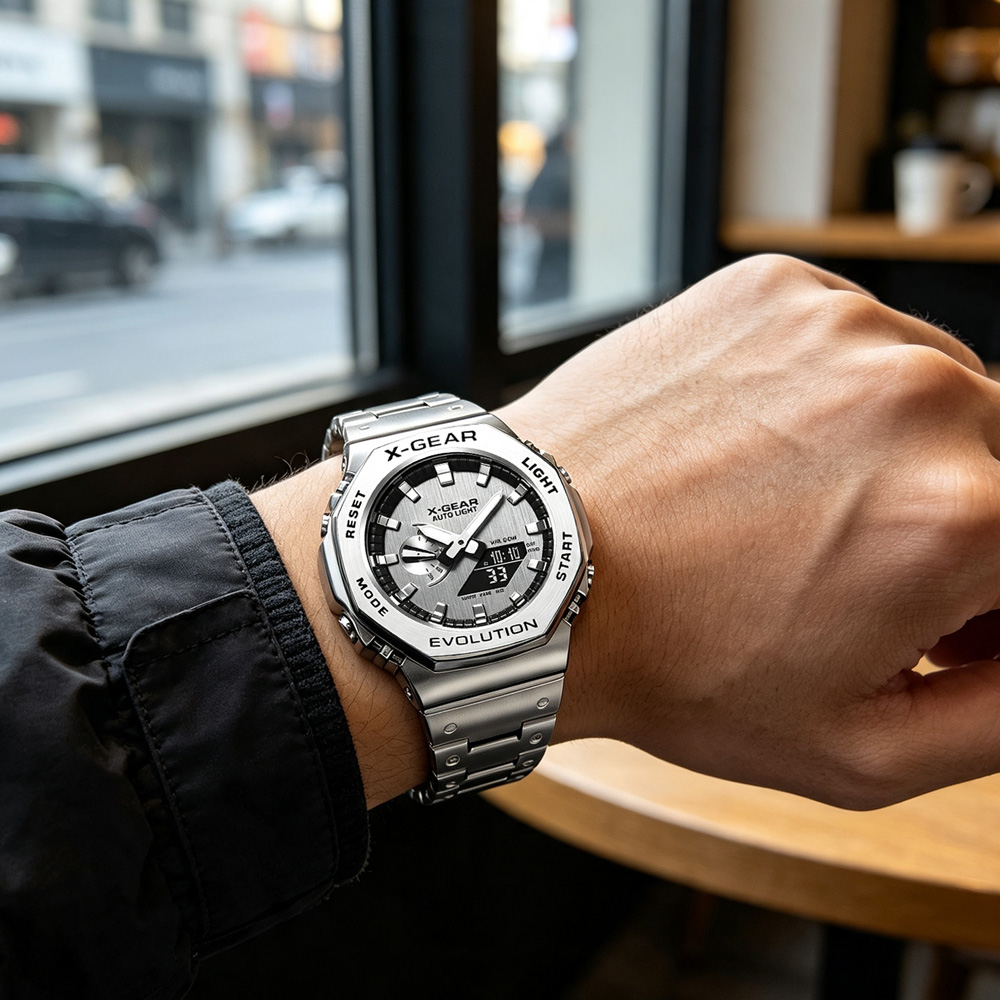 X-GEAR Çift Ekranlı Dijital Sp - Smartwatch Watches Price incelemesi ve fiyatı