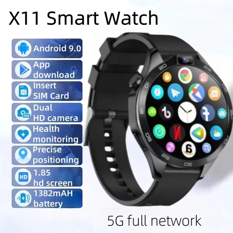 Yeni X11 4G Erkek Akıllı Saat, - Smartwatch Watches For Women With Gps incelemesi ve fiyatı