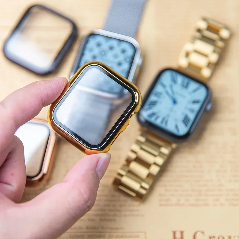 Cam + kılıf için Apple saat ba - Smartwatch Watches Price incelemesi ve fiyatı