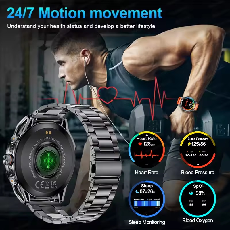 2025 Yeni Açık Hava Askeri GPS - Altimeter Compass Watch incelemesi ve fiyatı